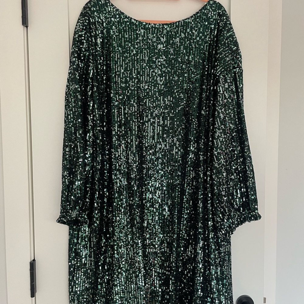 Green Sequin Dress